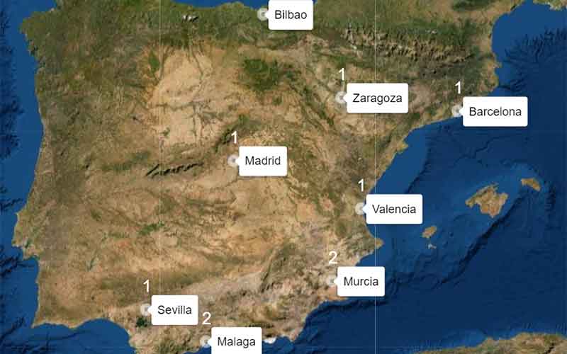 Eco-map Spain